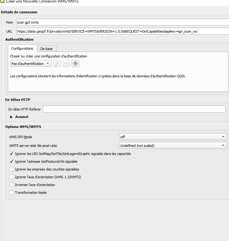 Exemple du SCAN25 dans QGIS